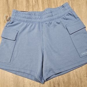 DKNY Women's Light Blue Cargo Shorts